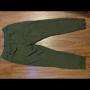 Nike Green Dri fit Joggers Size Medium